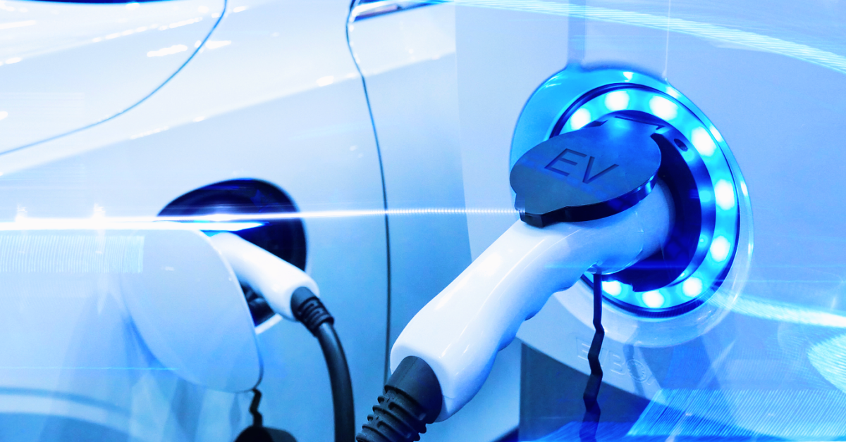 Utilimarc - How to Understand the ROI of Your Electric Vehicle Image is of a plug in electric vehicle