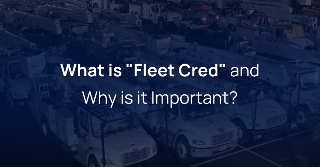 What is “fleet cred” and why is it important?